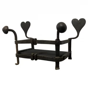 Antiker Valentin Kaminrost / Korb.