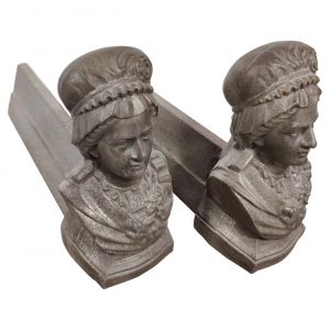 Kaminböcke / Feuerböcke "Ältere Damen mit Hut".