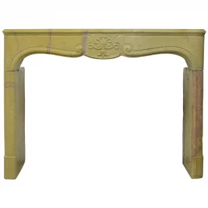 Französischer Corton Violine Louis XV Kamin