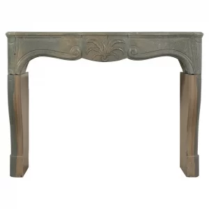 Zweifarbiger Kalkstein Louis XV aus Frankreich