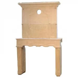 Antiker französischer Trumeau-Kaminsims