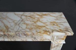 Enjoyable Antique Fireplace Mantel, Louis XVI Style