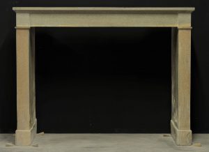 Antique Minimal Fireplace Mantel