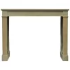 Antique Minimal Fireplace Mantel