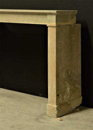Antique Minimal Fireplace Mantel