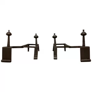 Set französischer Kaminböcke / Feuerböcke