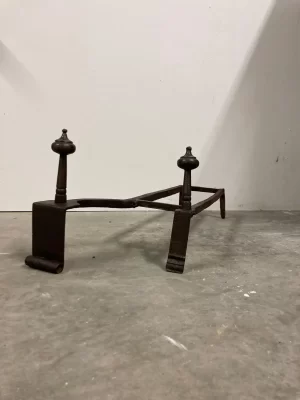 Set französischer Kaminböcke / Feuerböcke