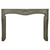 Grey Louis XV fireplace