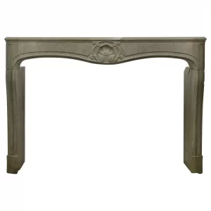 Grey Louis XV fireplace
