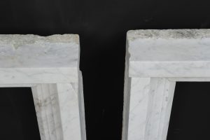 Weißer Bolection-Marmor-Kamin